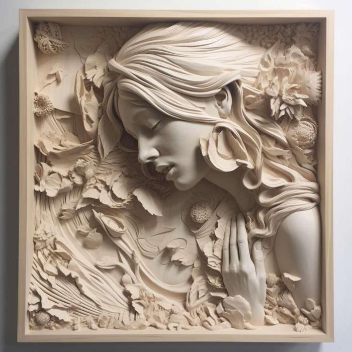 نموذج ثلاثي الأبعاد لآلة CNC 3D Art 